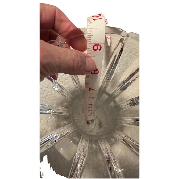 WATERFORD MARQUIS HEAVY CRYSTAL GLASS VASE - 9 1/2 INCHES TALL - Picture 9 of 9